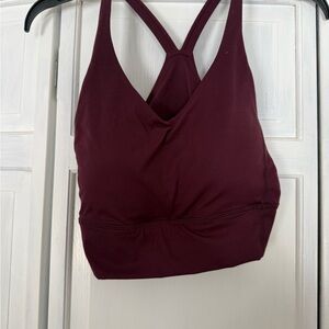 CRZ Burgundy Sports Bra